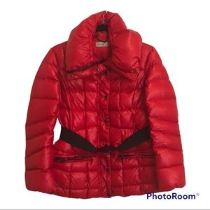 Bright Red Puff Jacket